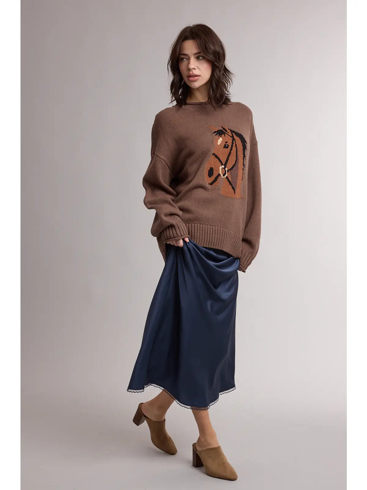 HORSE HEAD SWEATER
