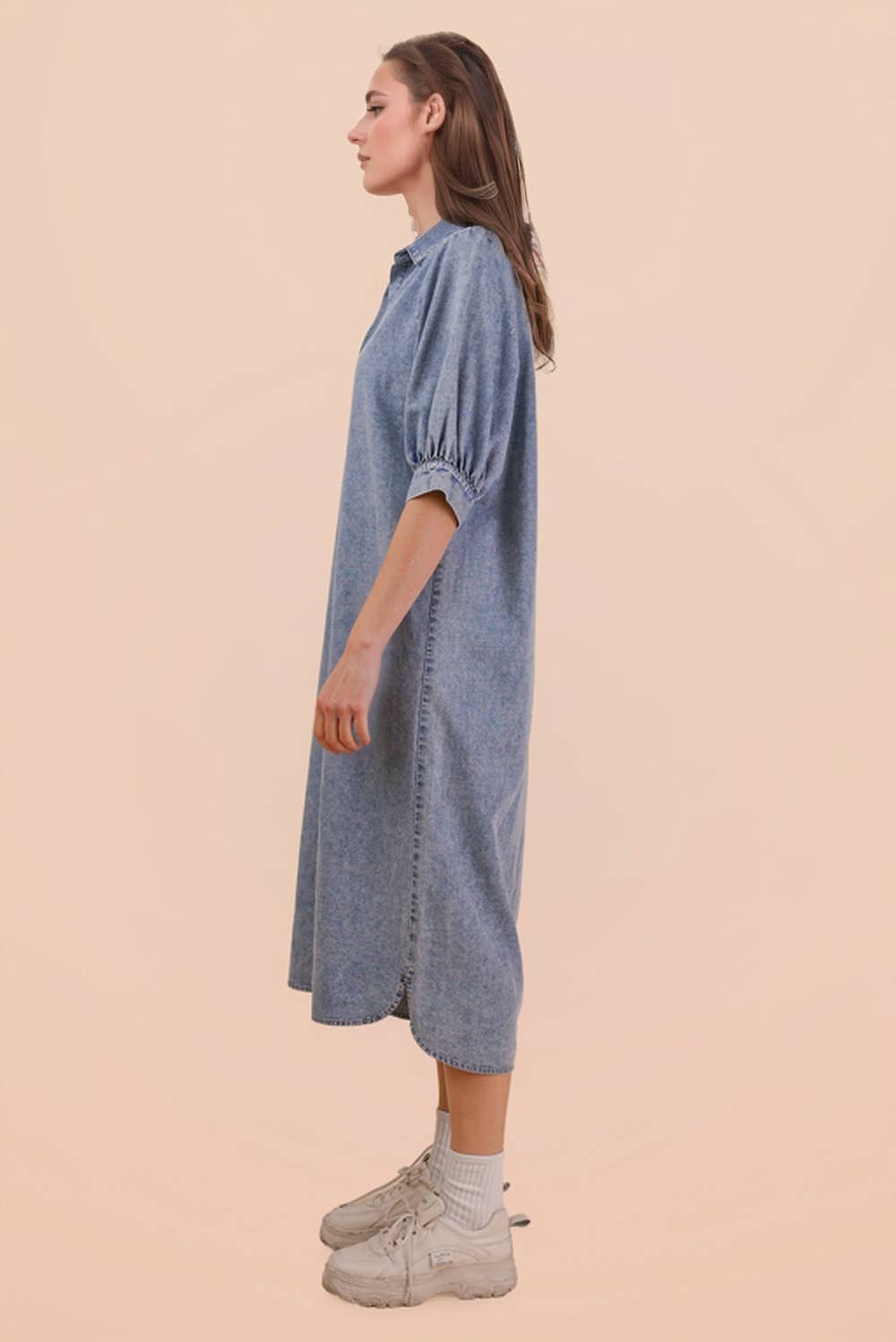 EVERYDAY DENIM Midi Dress