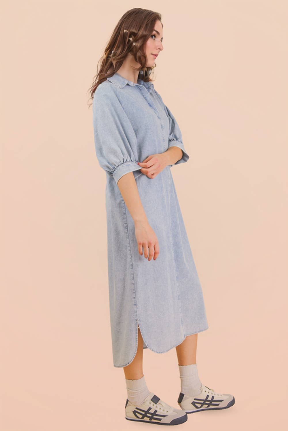 EVERYDAY DENIM Midi Dress