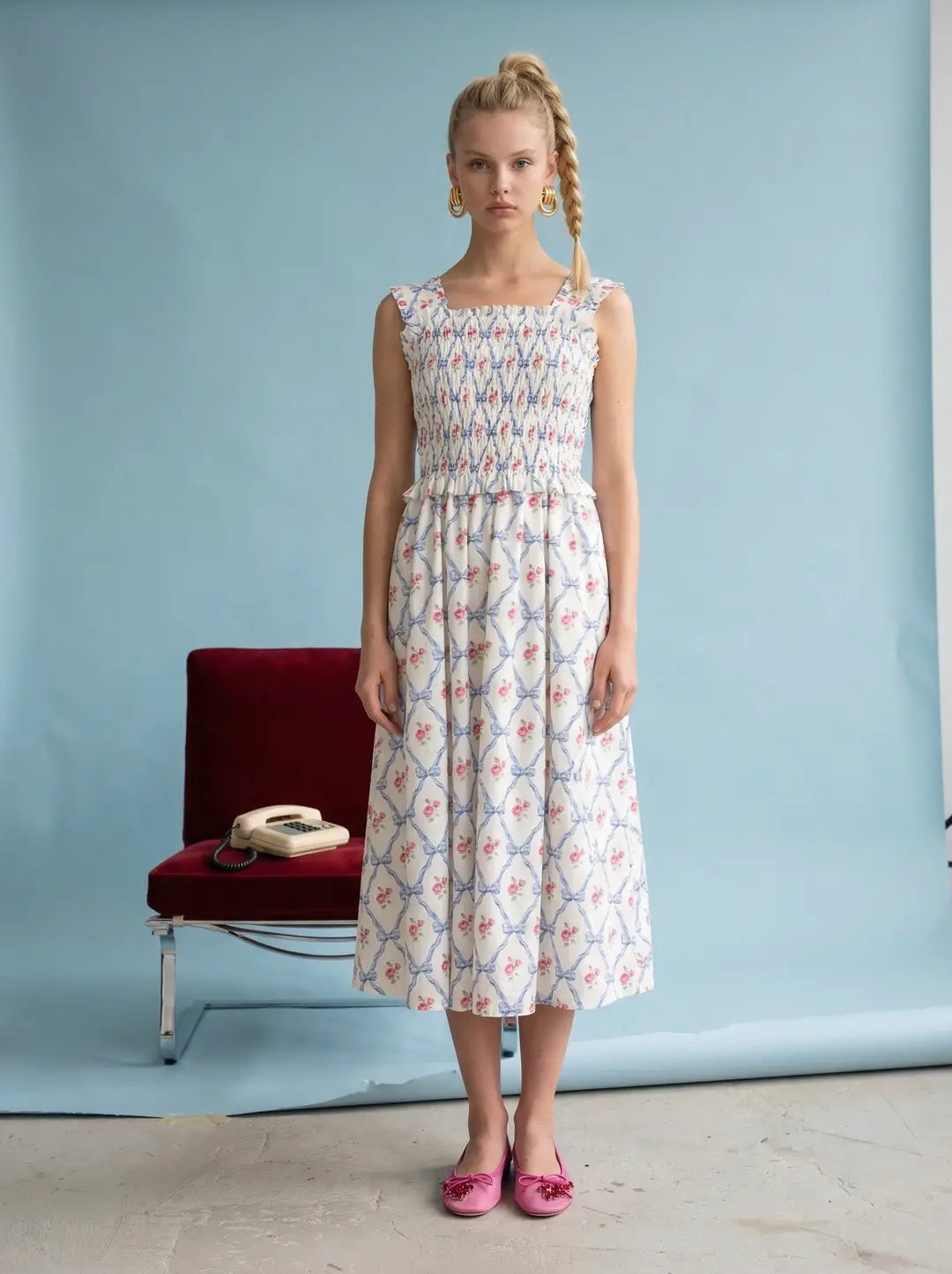 Pink Coquette Bow back dress