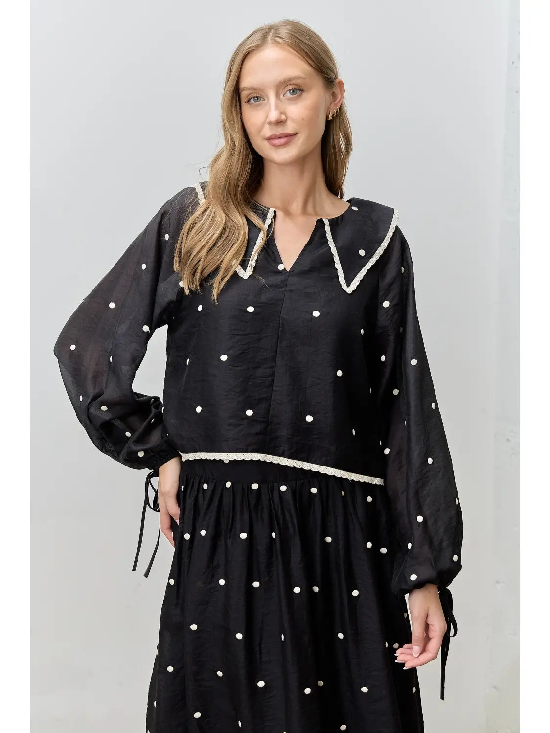 Dotty's Polka Dot Long Sleeve Shirt
