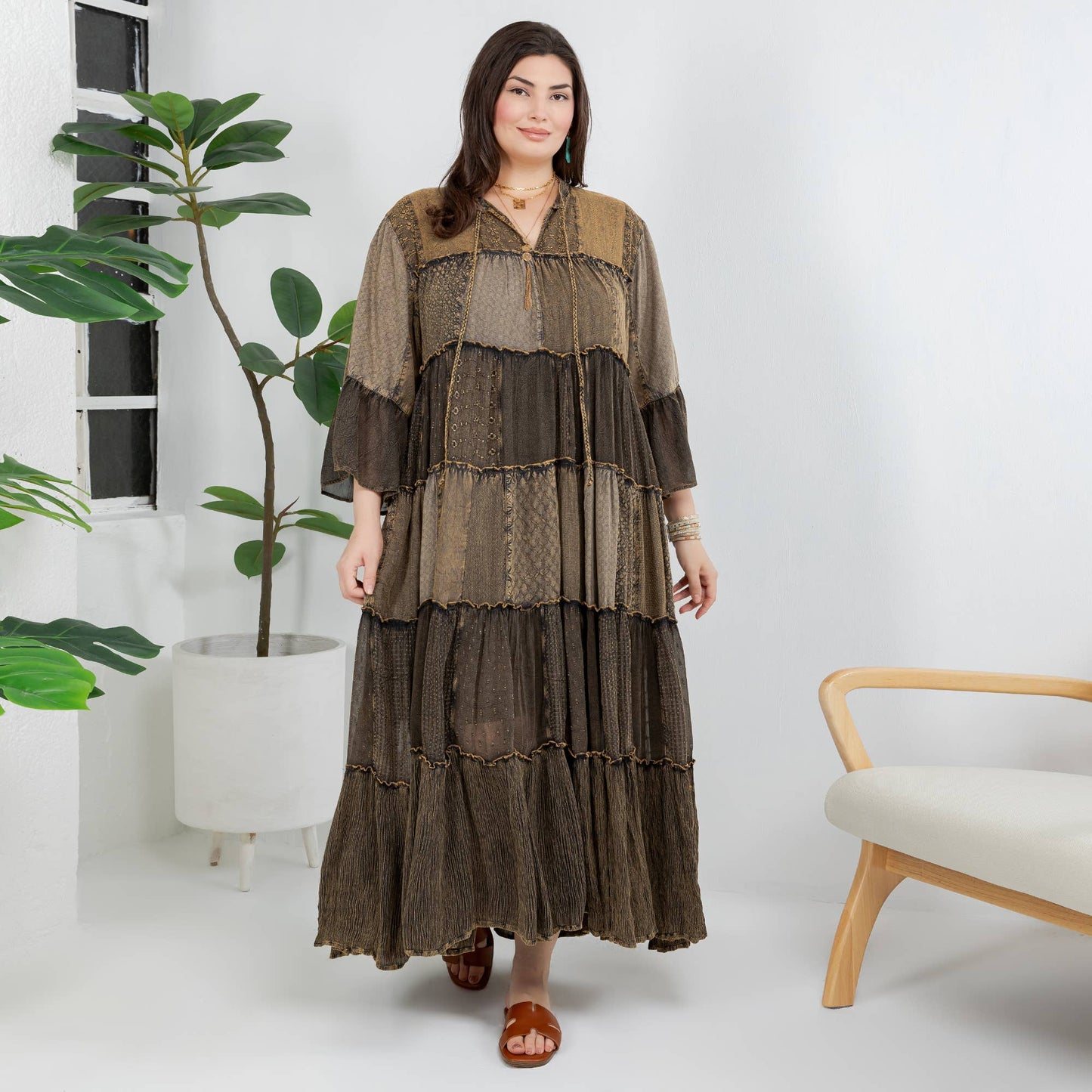 Timeless Long Jhabla Dress - Elegant & Chic (New Color)