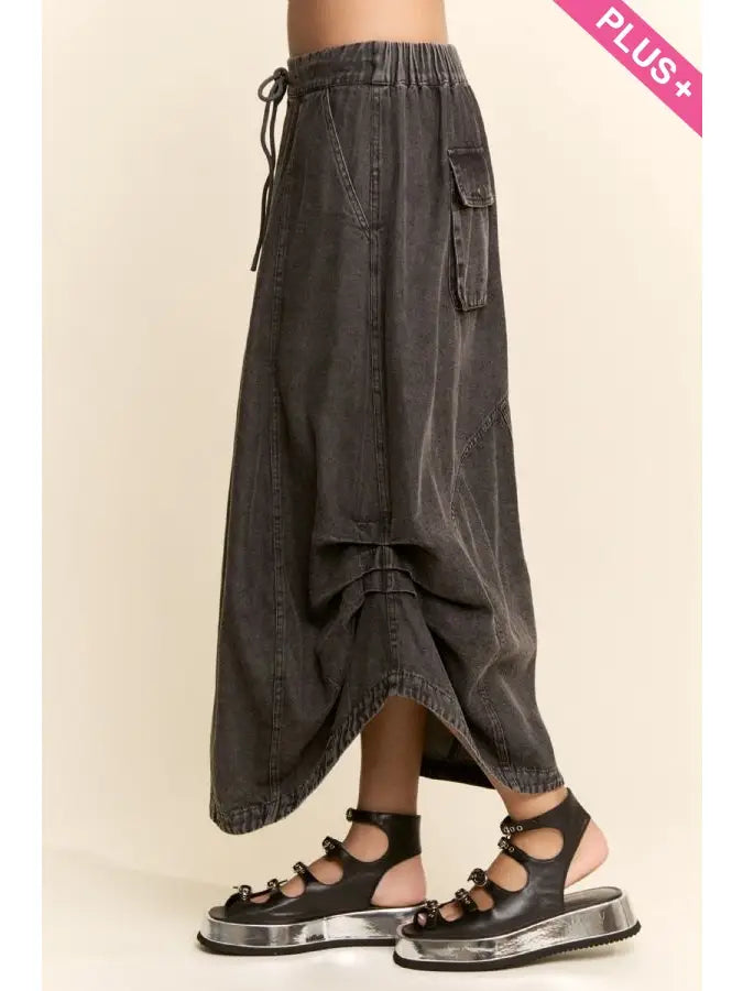 Black Betty Midi Skirt