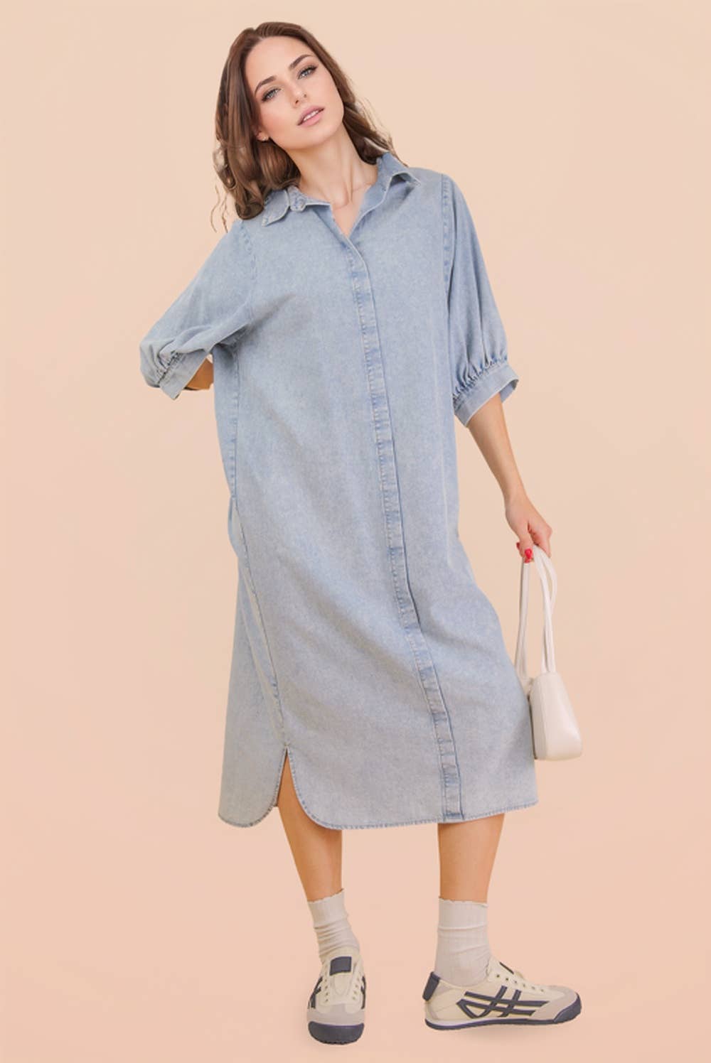 EVERYDAY DENIM Midi Dress