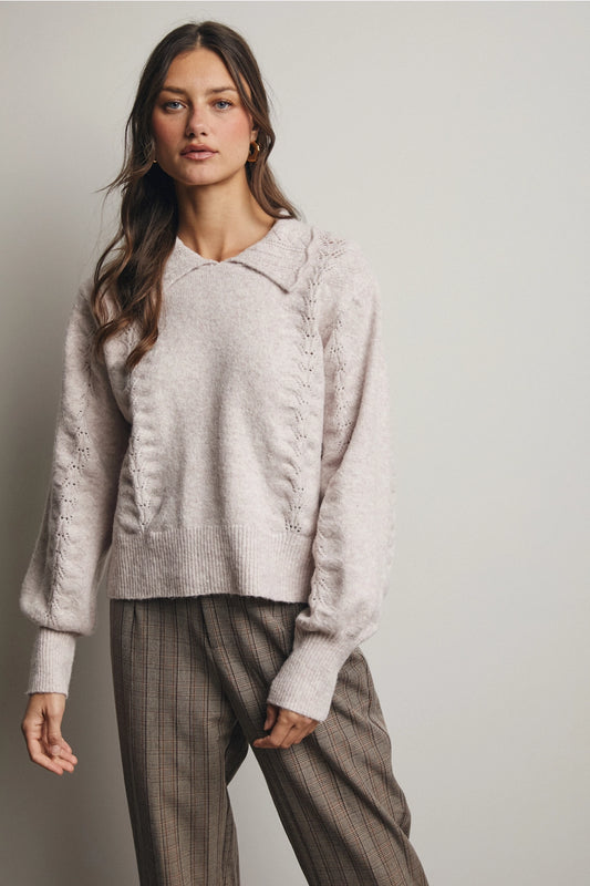 Maddie's Mauve Sweater