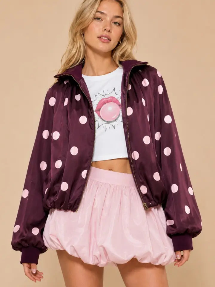 BUBBLE HEM JACKET