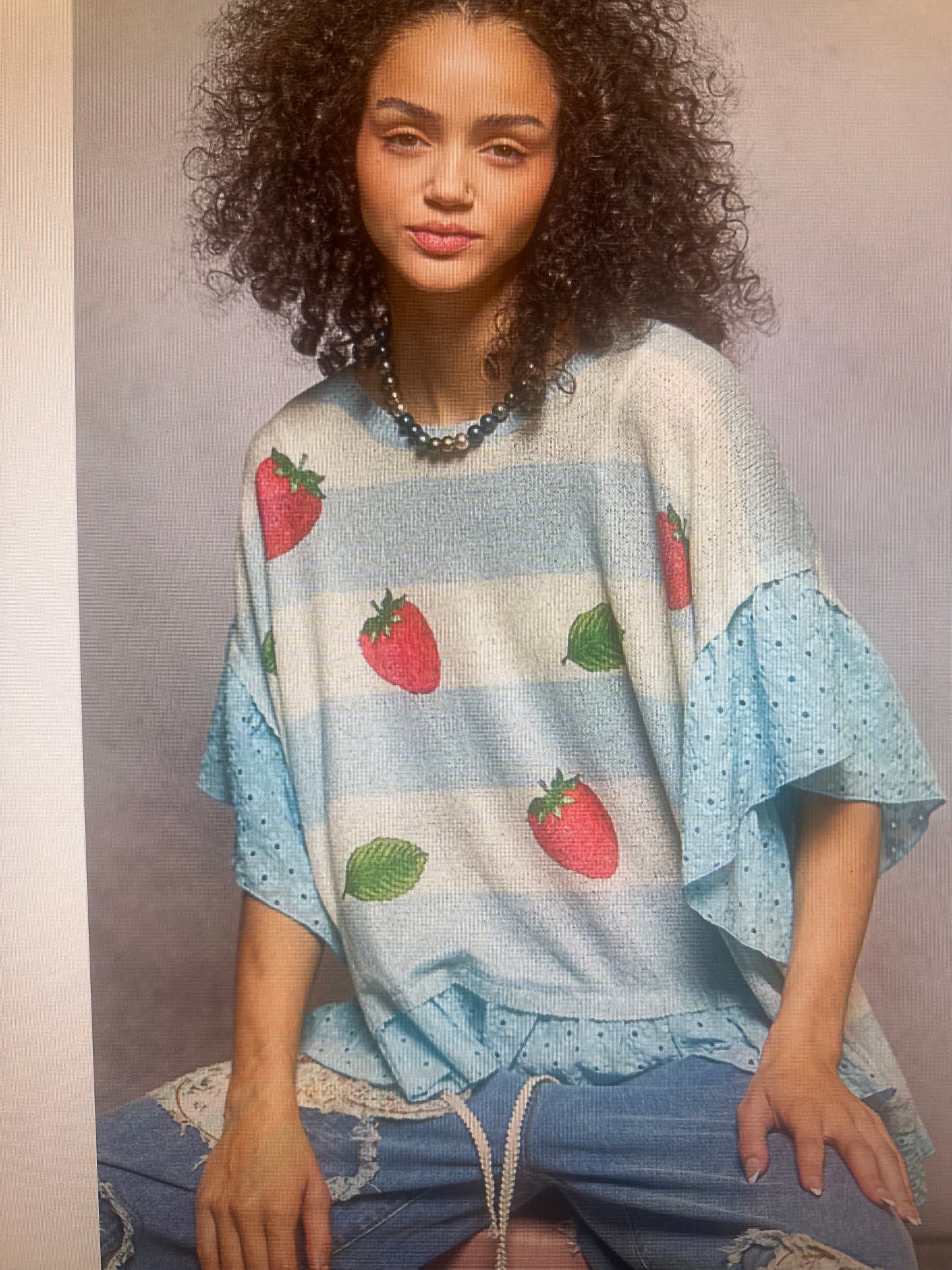 Bougie  strawberry fields top