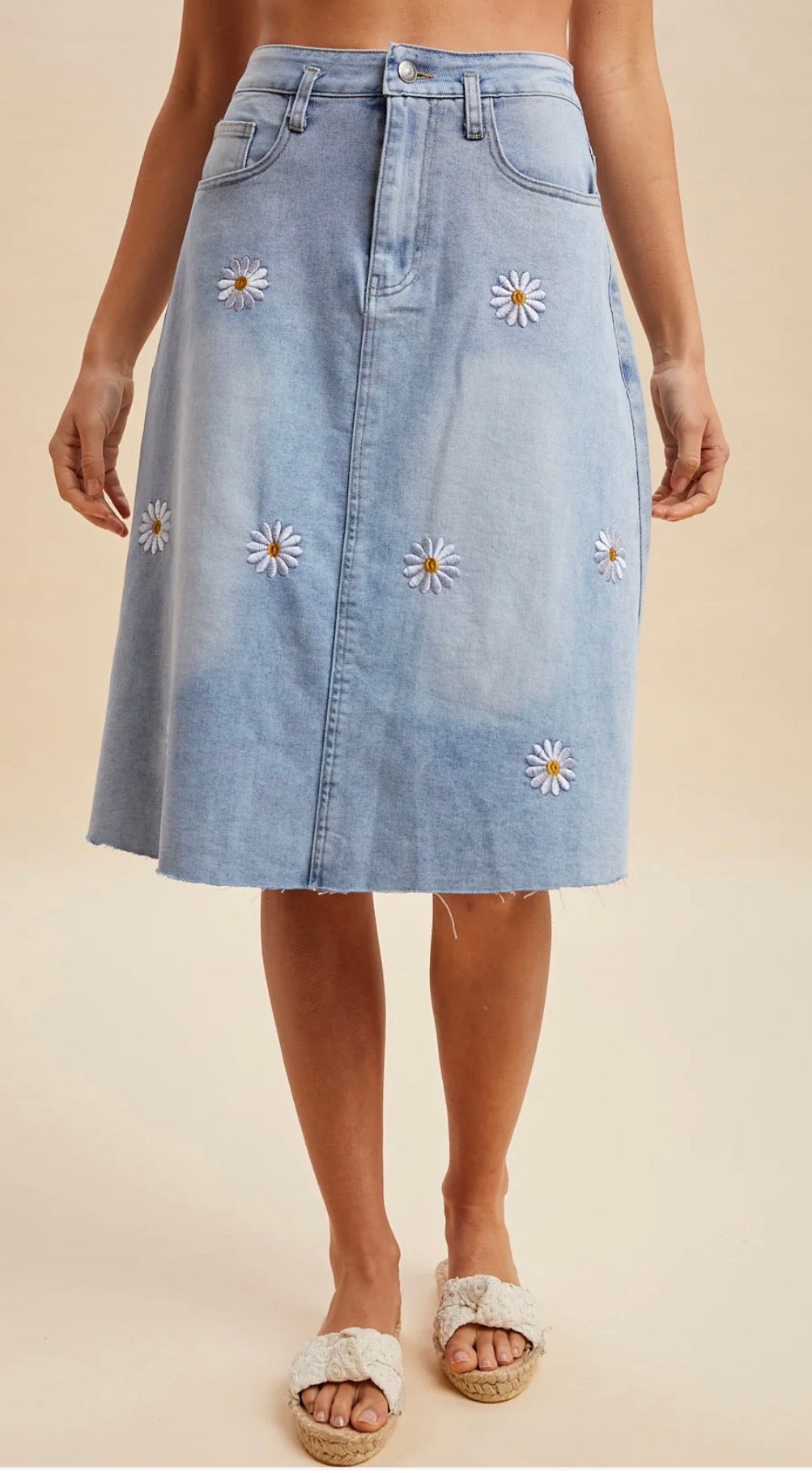 Daisy Mae Denim Midi 🌼