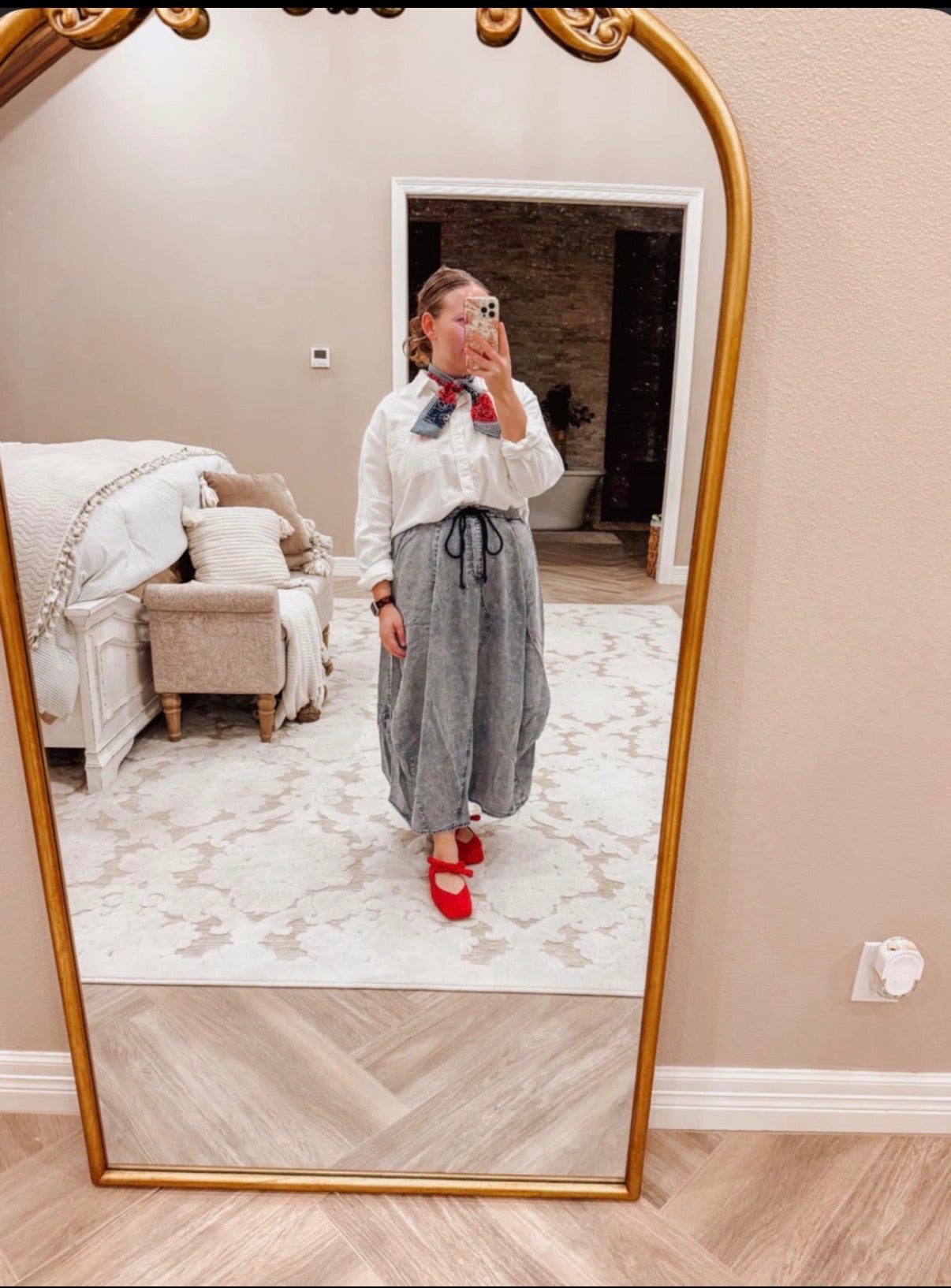 Bougie DENIM Bubble Skirt
