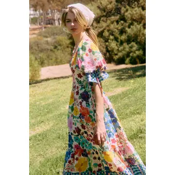 BEAUTIFUL BLOSSOMS PICNIC DRESS