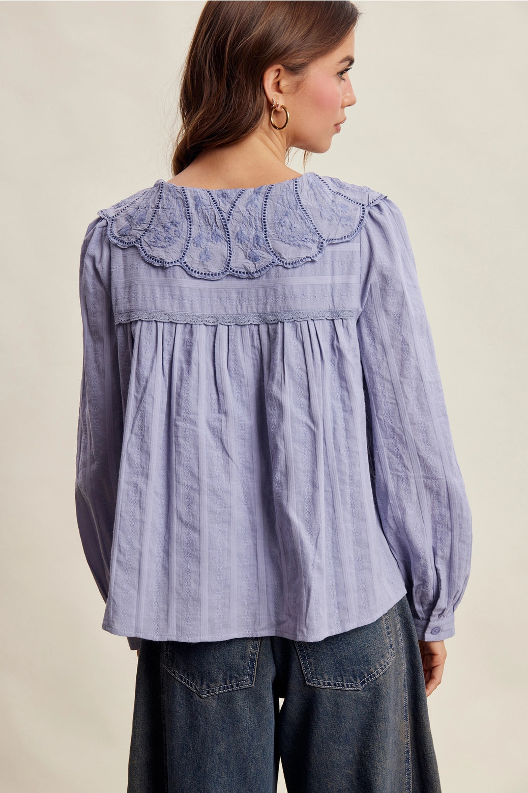 The Dewy Double Tie Blouse