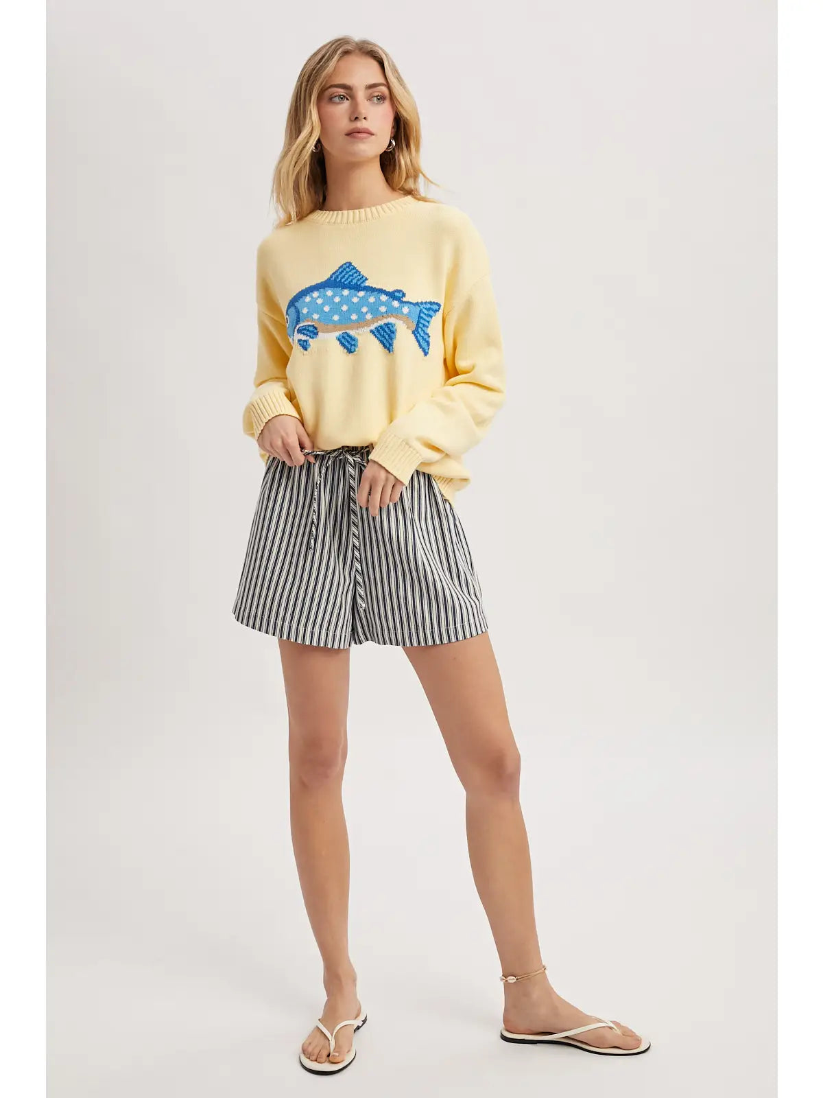 HERE FISHY FISHY SWEATER