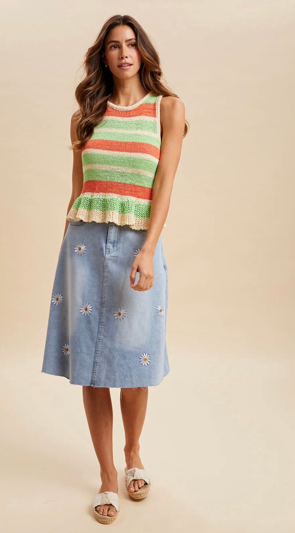 Daisy Mae Denim Midi 🌼