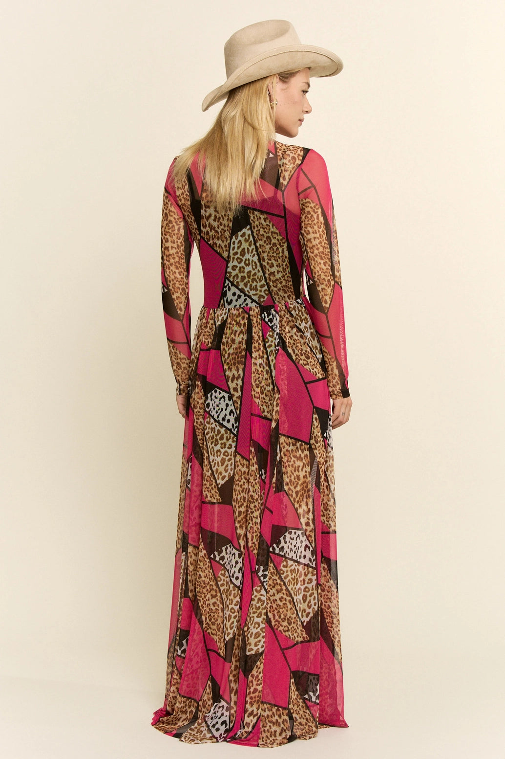 Patty's Patchwork Leopard dress