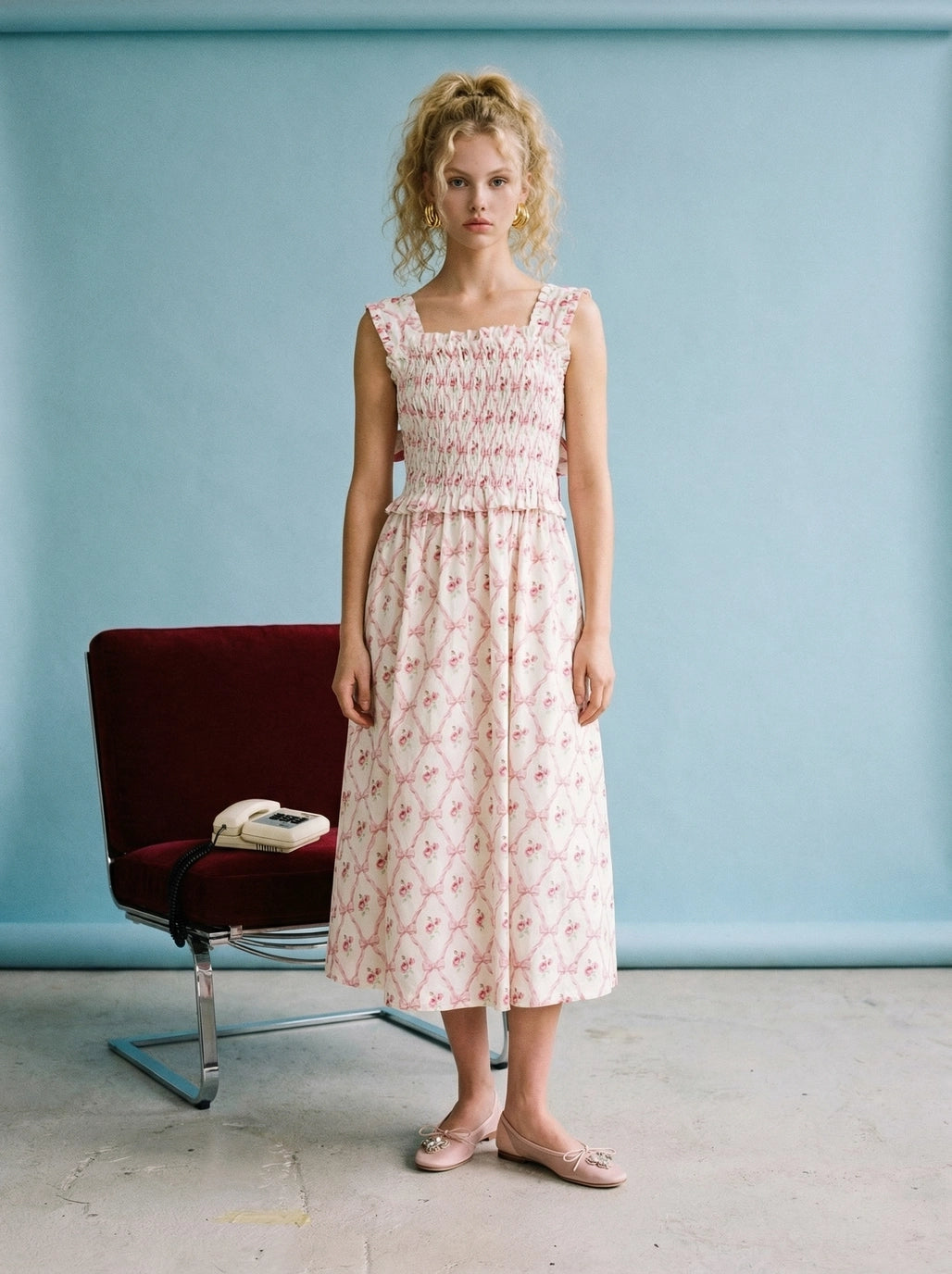 Pink Coquette Bow back dress