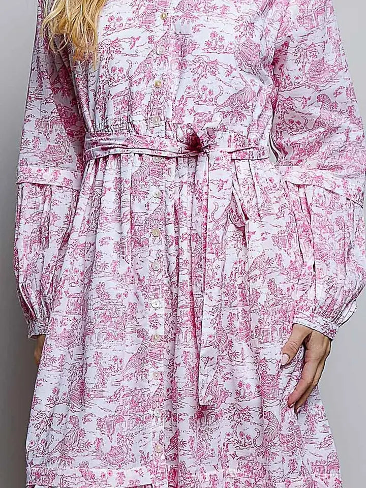 Pink Vintage Midi