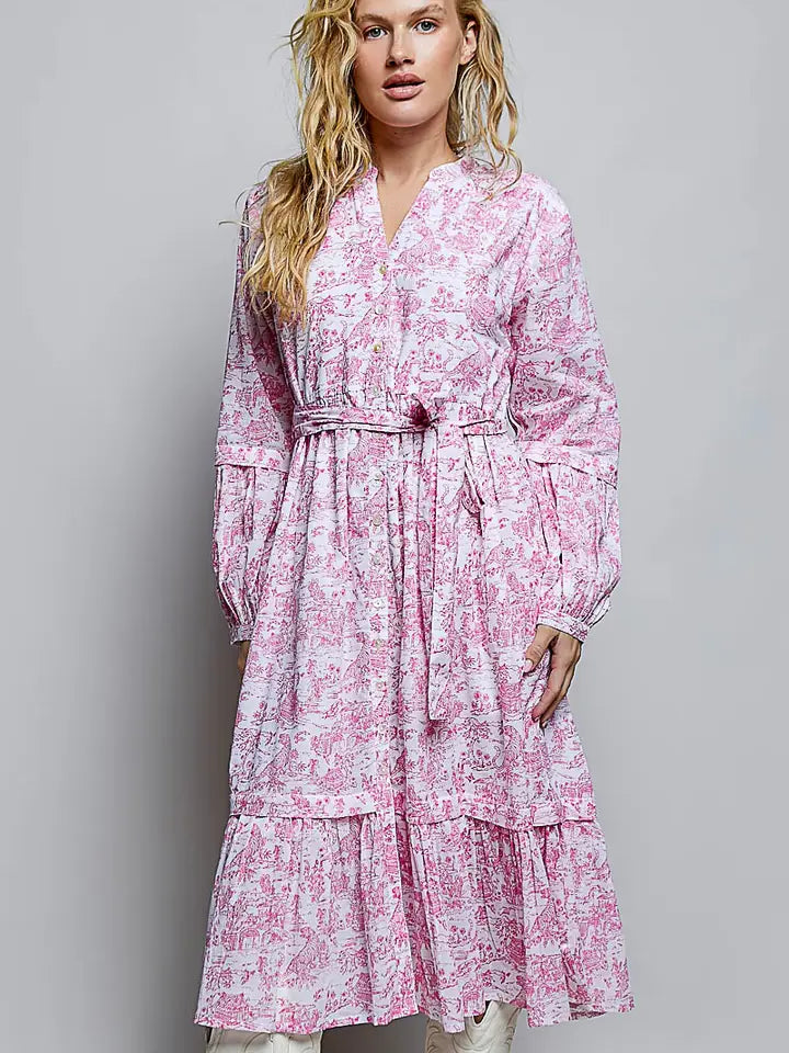 Pink Vintage Midi
