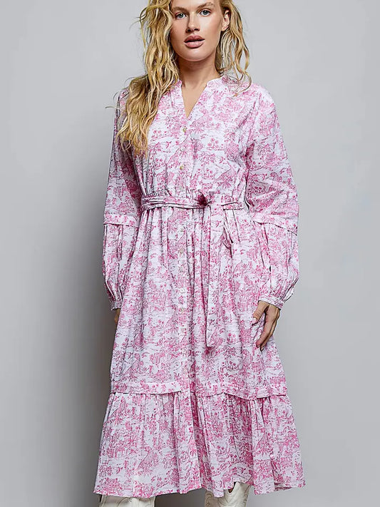 Pink Vintage Midi