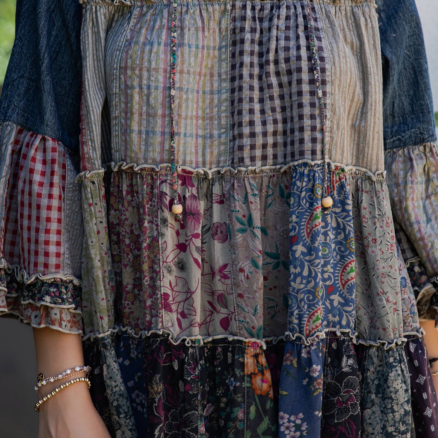Overdyed Jhabla Top With Emb Also in PLUS