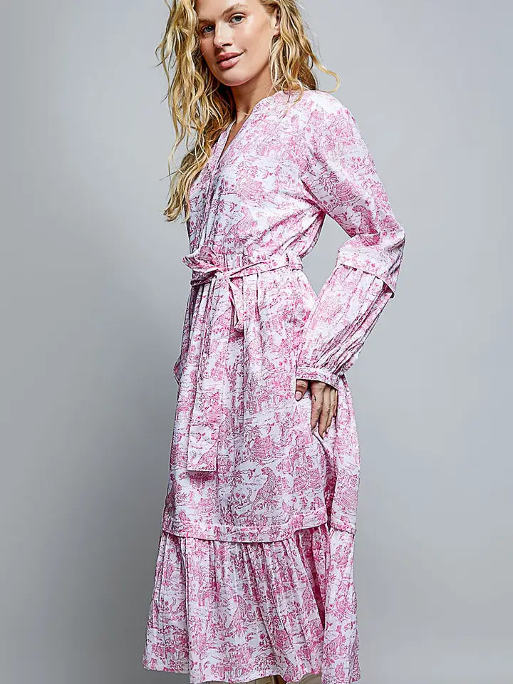 Pink Vintage Midi