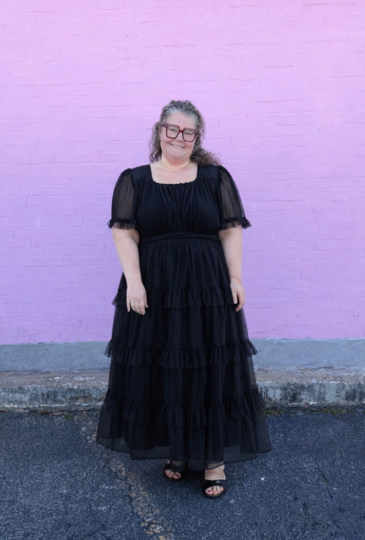 Tulle Midi Dress