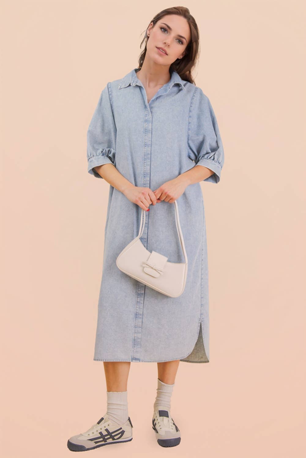 EVERYDAY DENIM Midi Dress