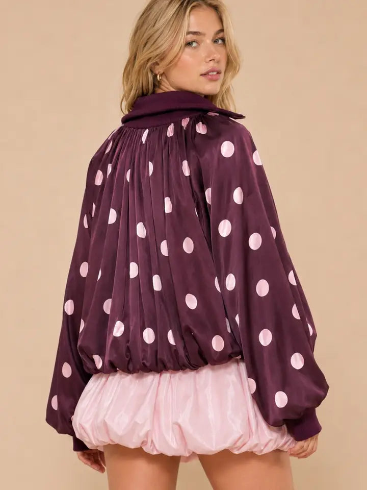 BUBBLE HEM JACKET