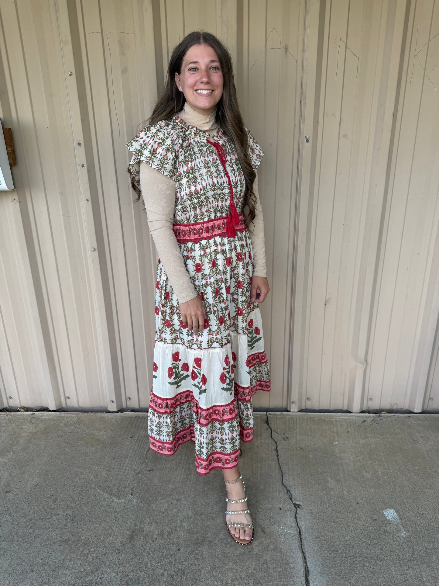 Prairie Rose Tiered Dress