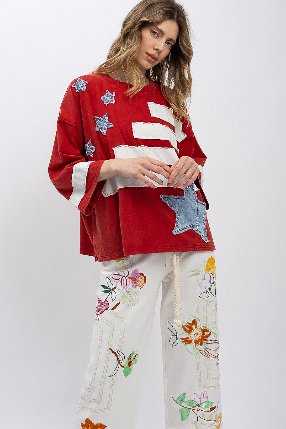 Patriotic Flag Patchwork