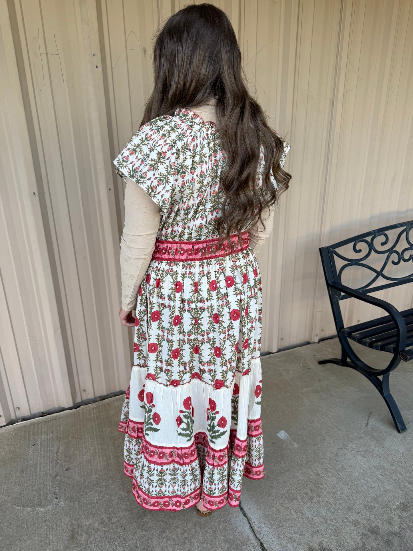 Prairie Rose Tiered Dress