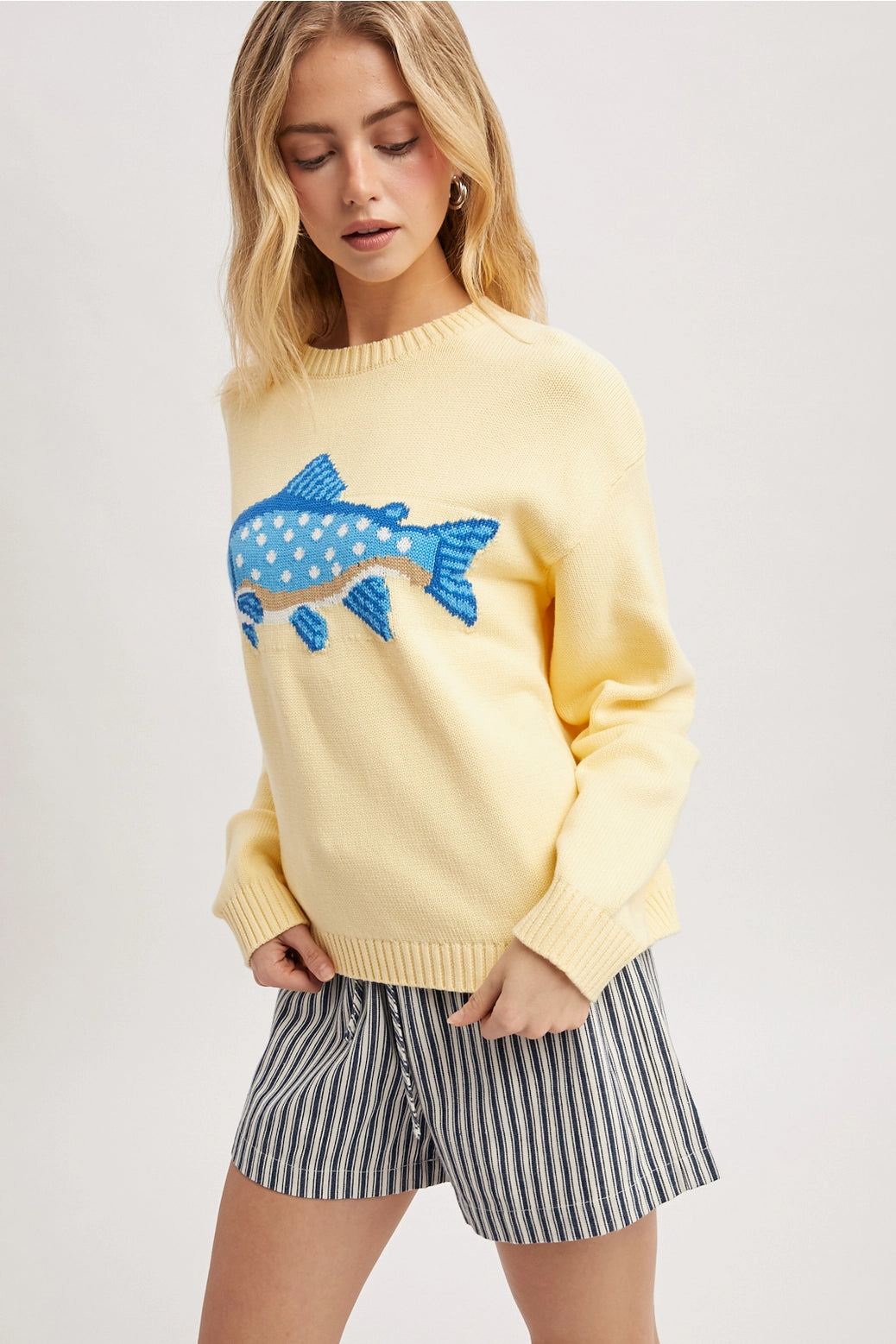 HERE FISHY FISHY SWEATER