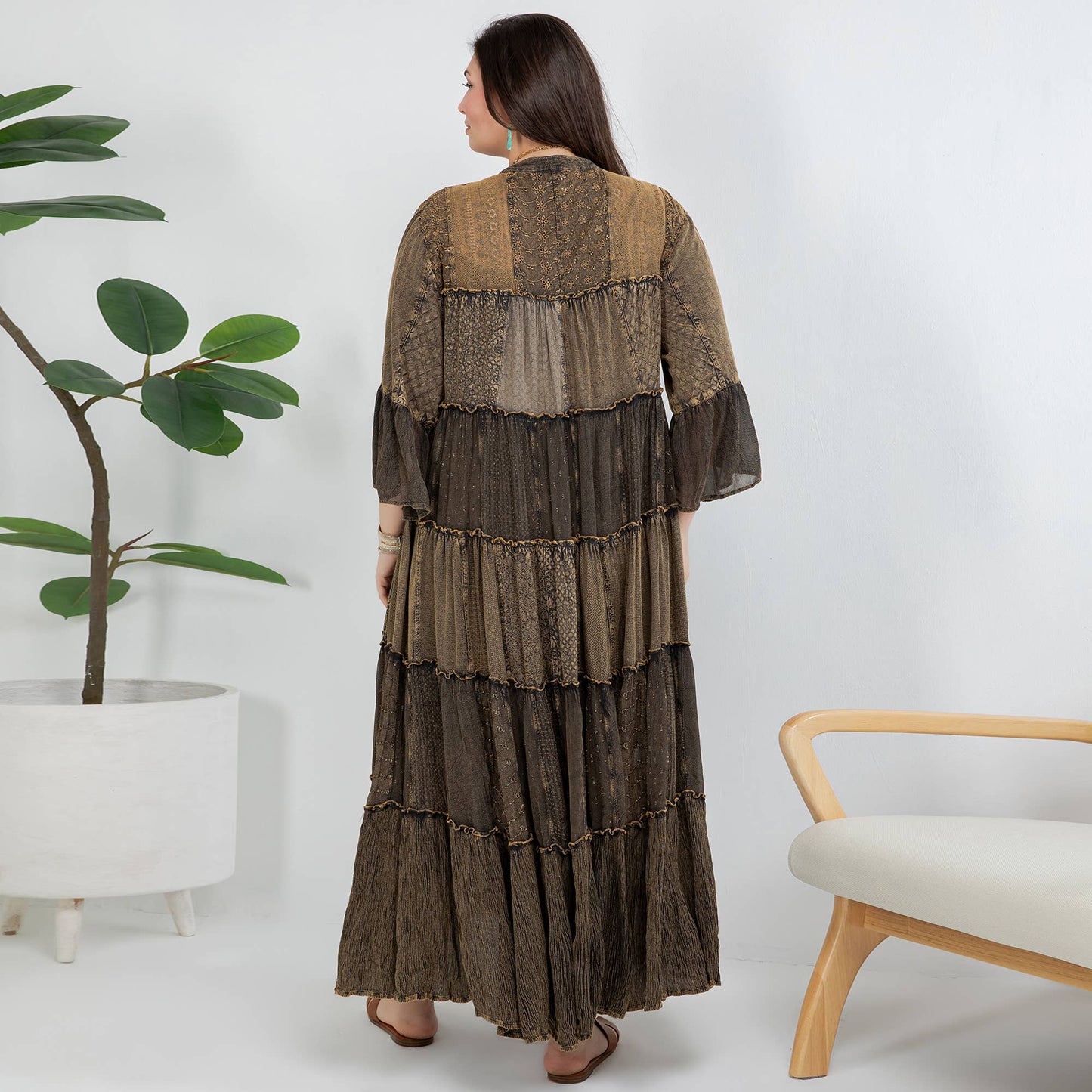 Timeless Long Jhabla Dress - Elegant & Chic (New Color)