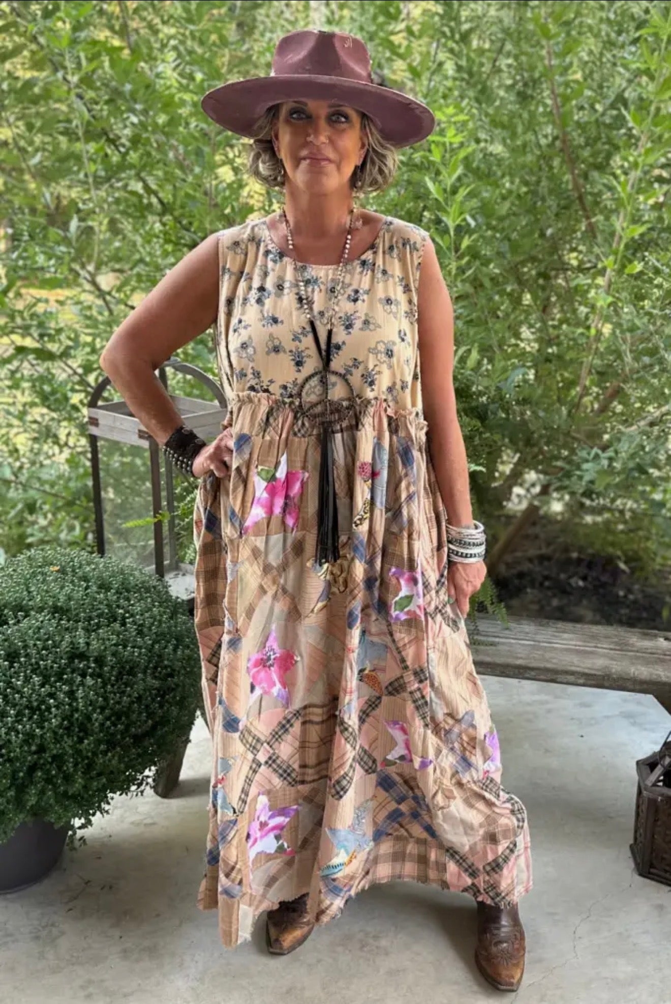The Prairie Muse Patchwork Dress