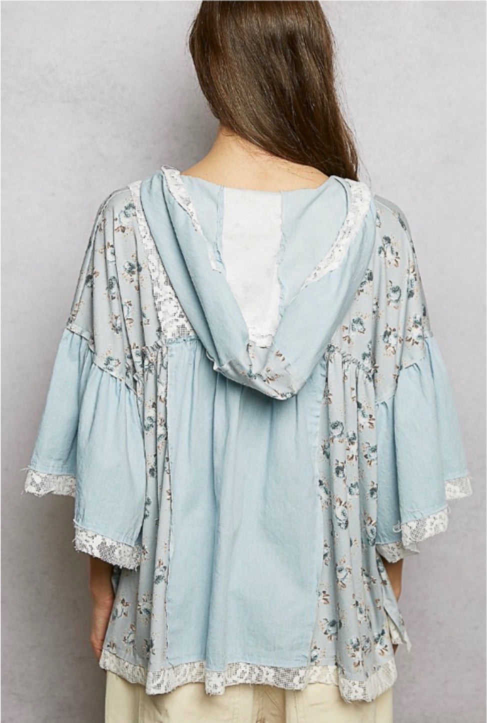 BOUGIE  BLUE ROSE