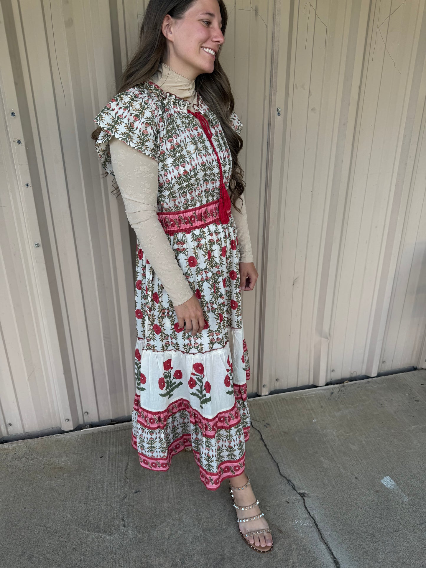 Prairie Rose Tiered Dress