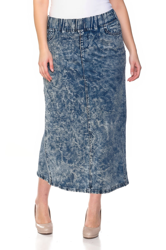 MAXI> PLUS SIZE> DARK SNOW WASH