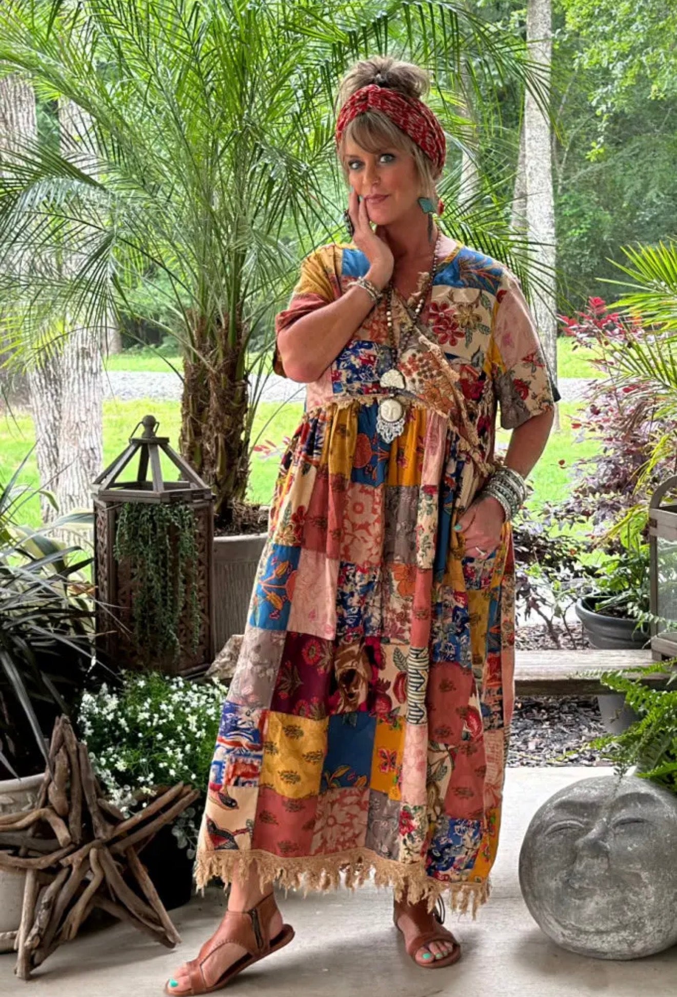 The Wandering Wildflower Patchwork Dress
