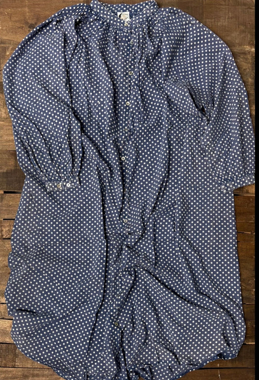 Polka dot cotton dress