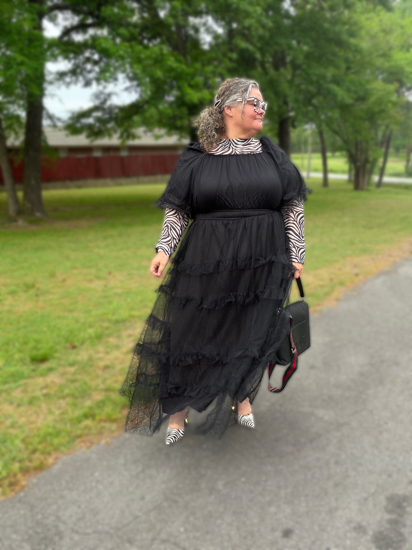 Tulle Midi Dress