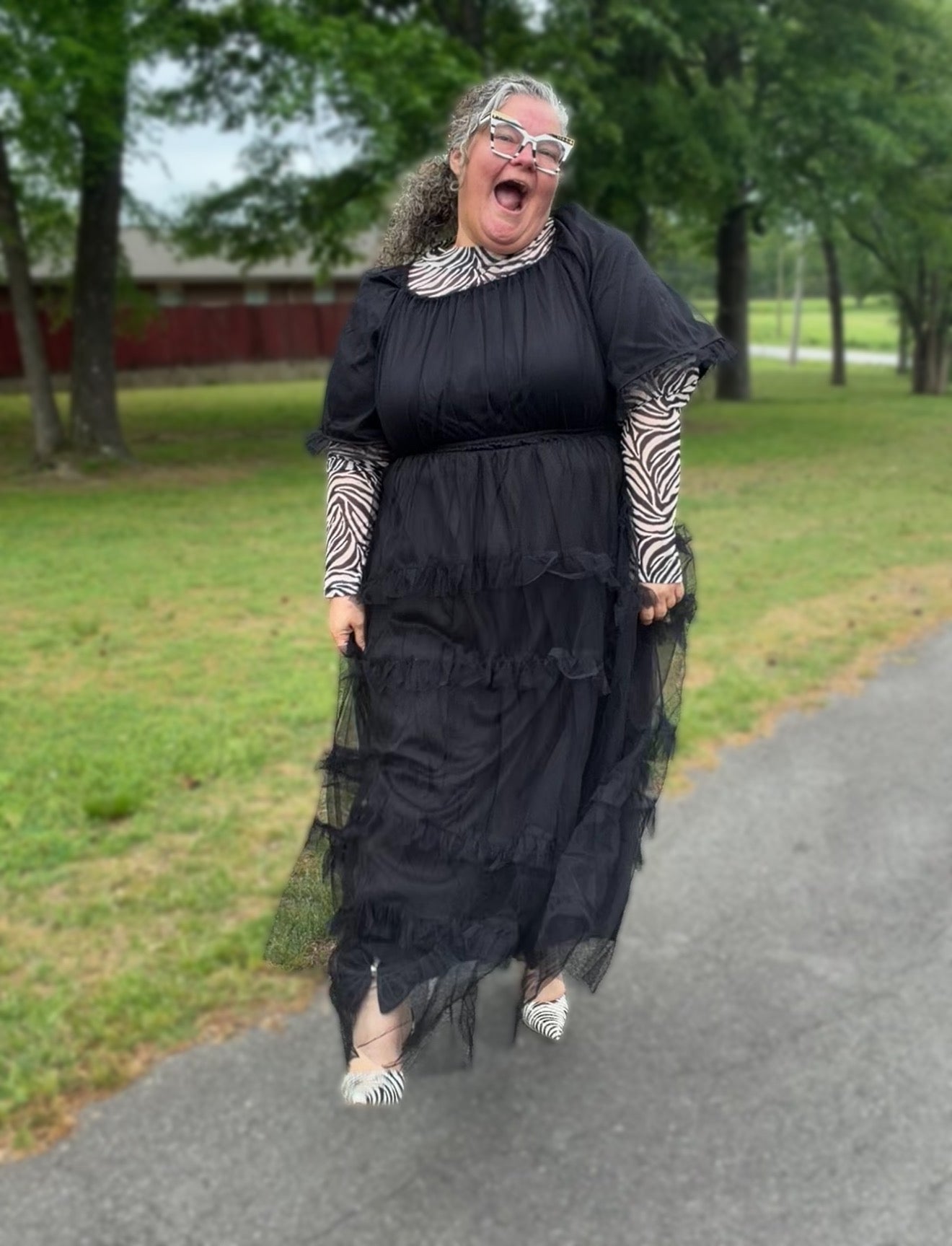 Tulle Midi Dress