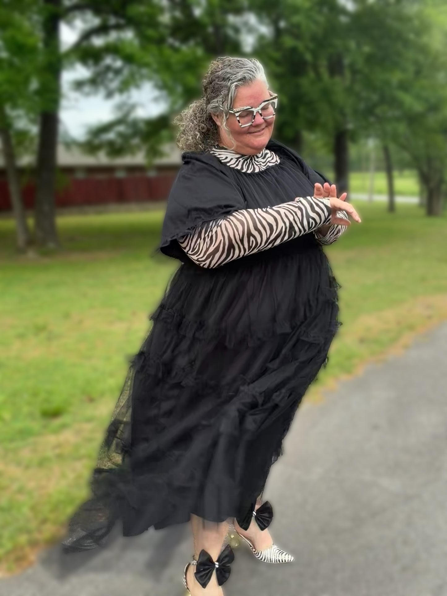 Tulle Midi Dress