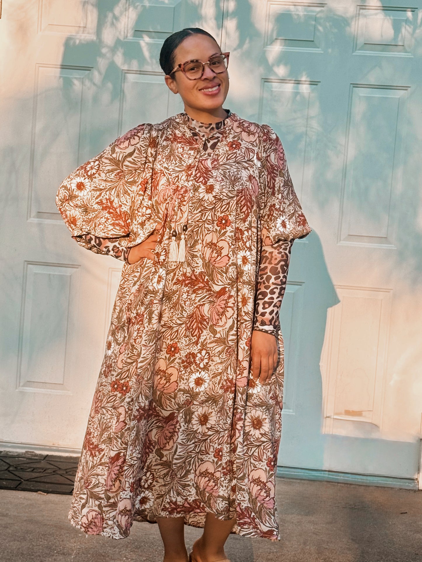 Bohemian Floral Maxi Dress