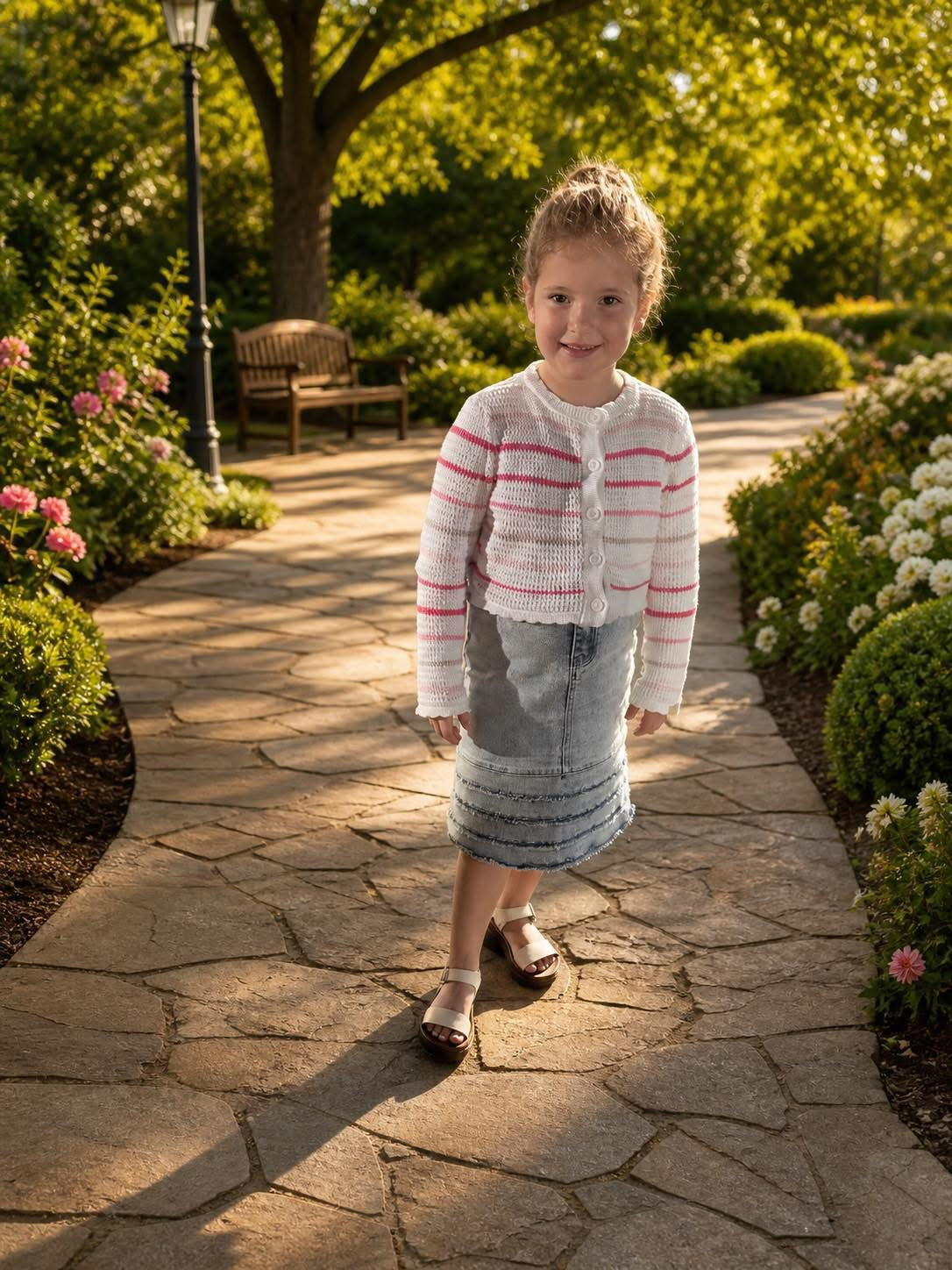 Kids denim skirt!