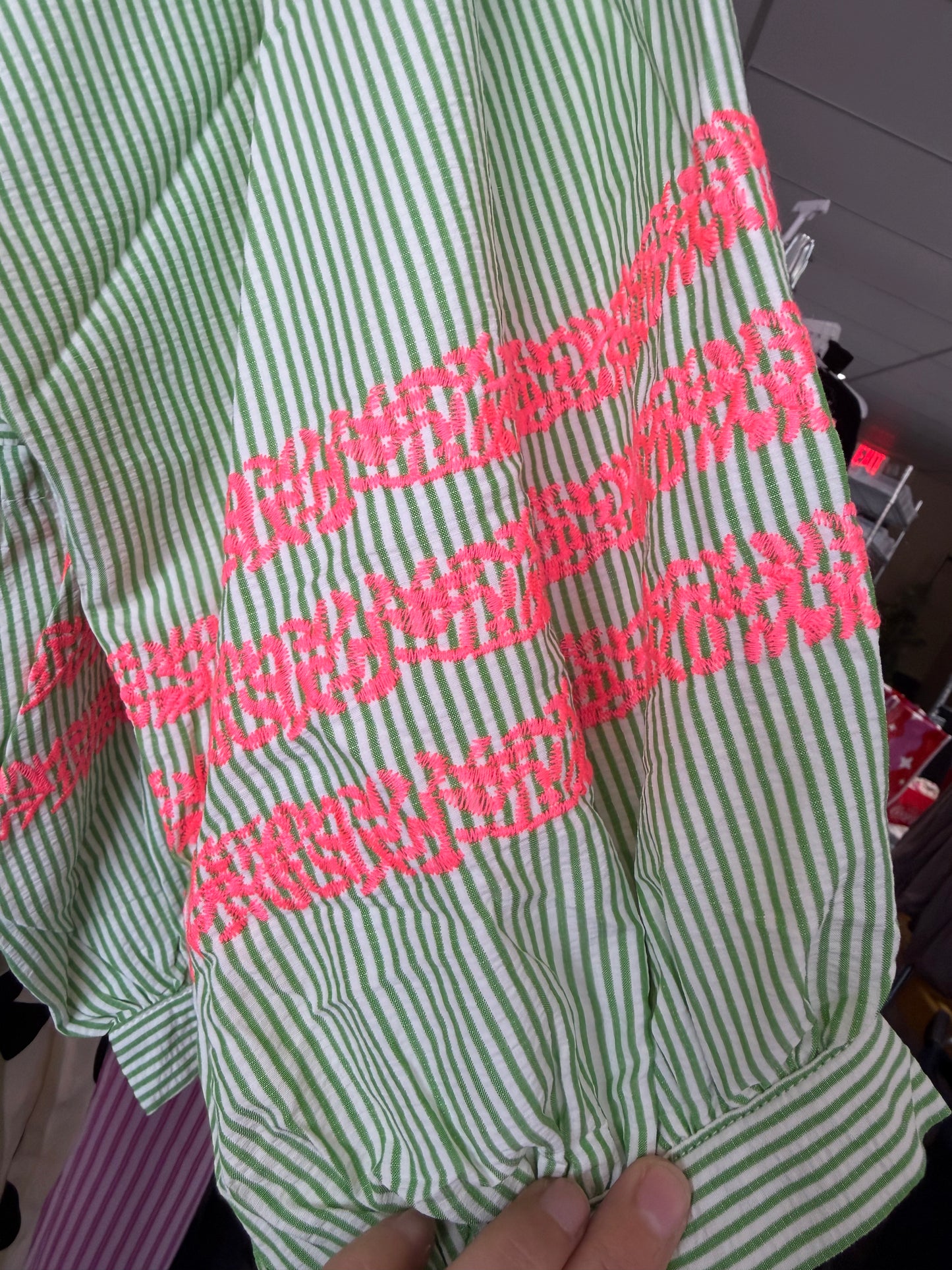 The Mint Julep Embroidered Dress 💚💕