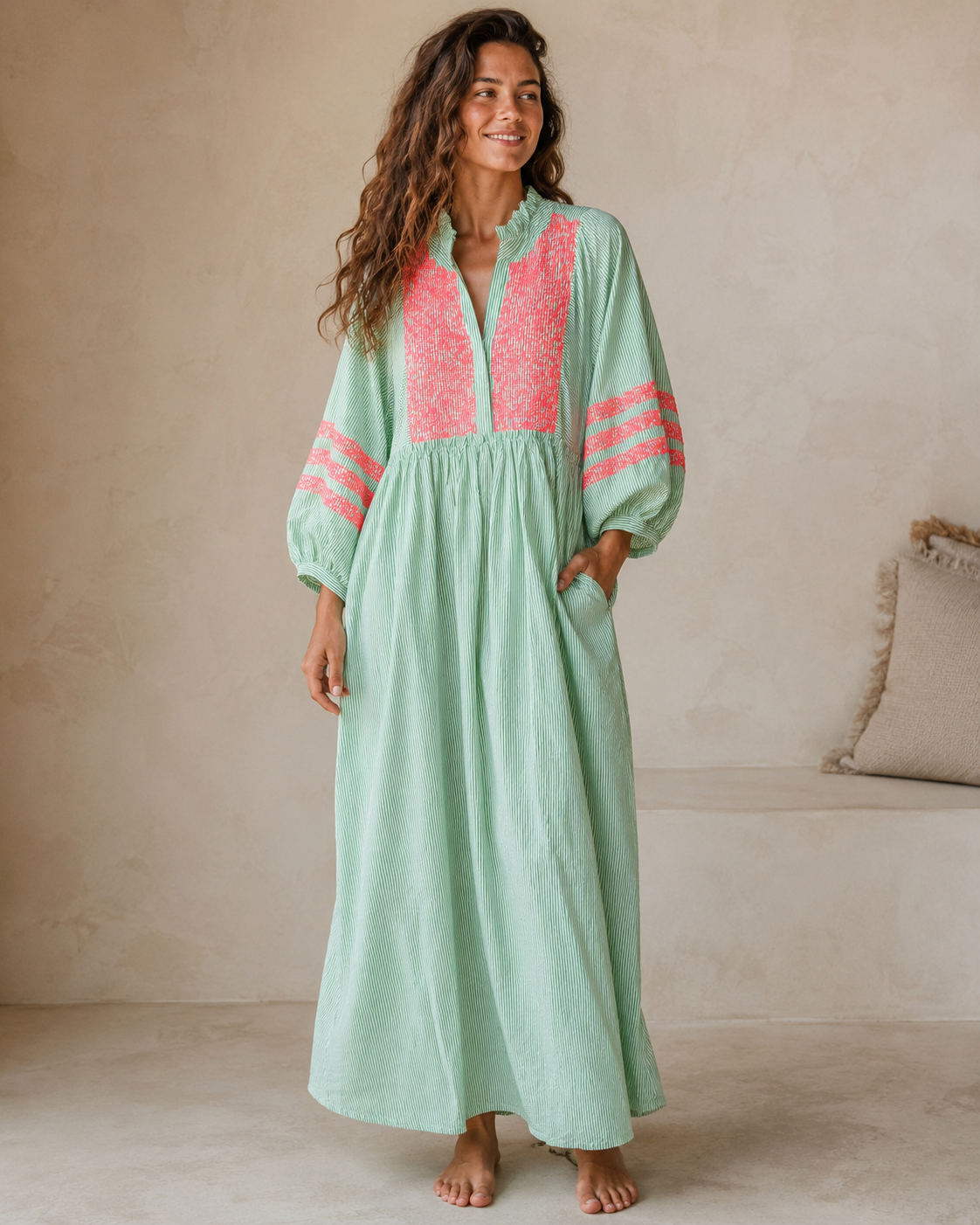 The Mint Julep Embroidered Dress 💚💕