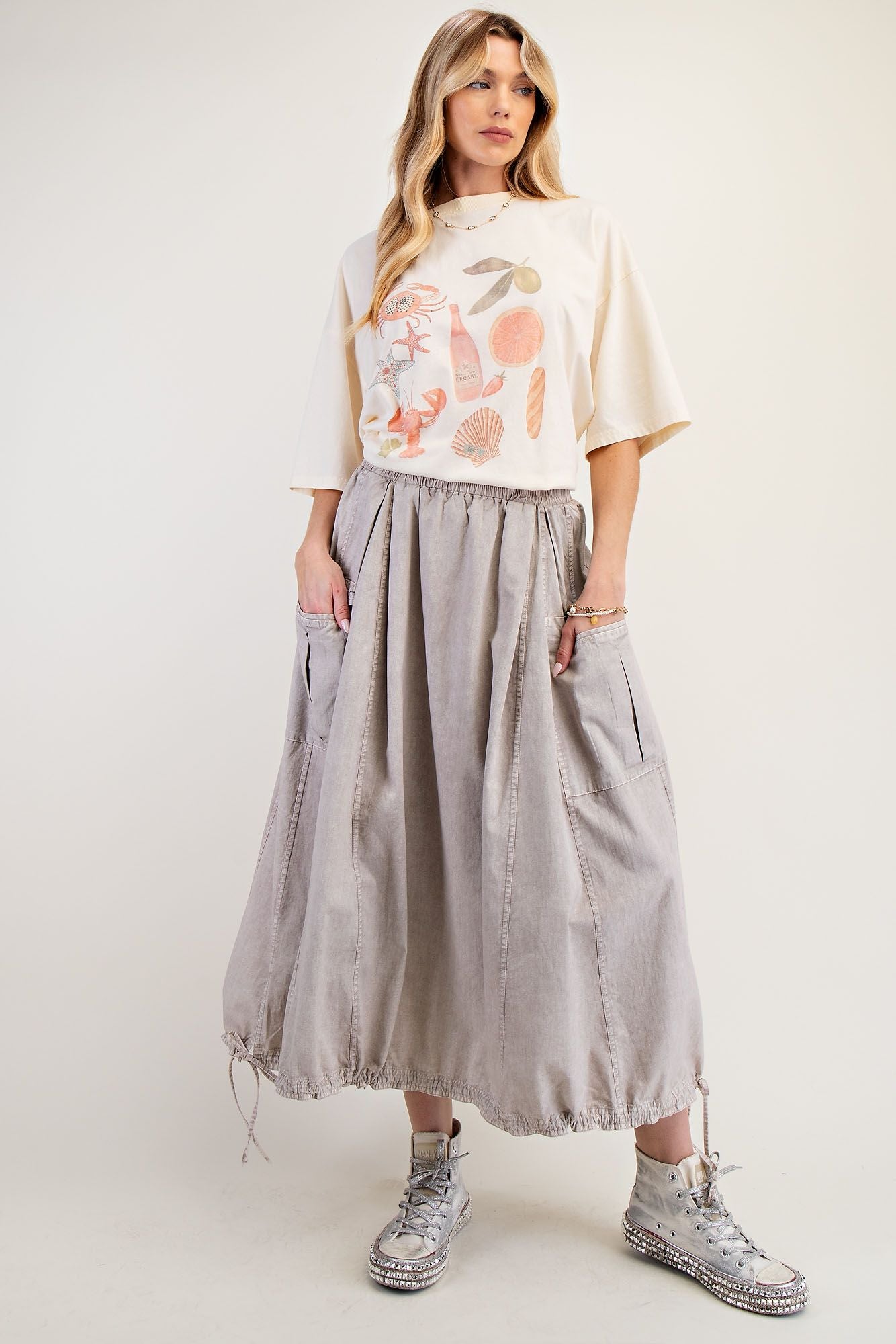 The stonewashed Sunday skirt