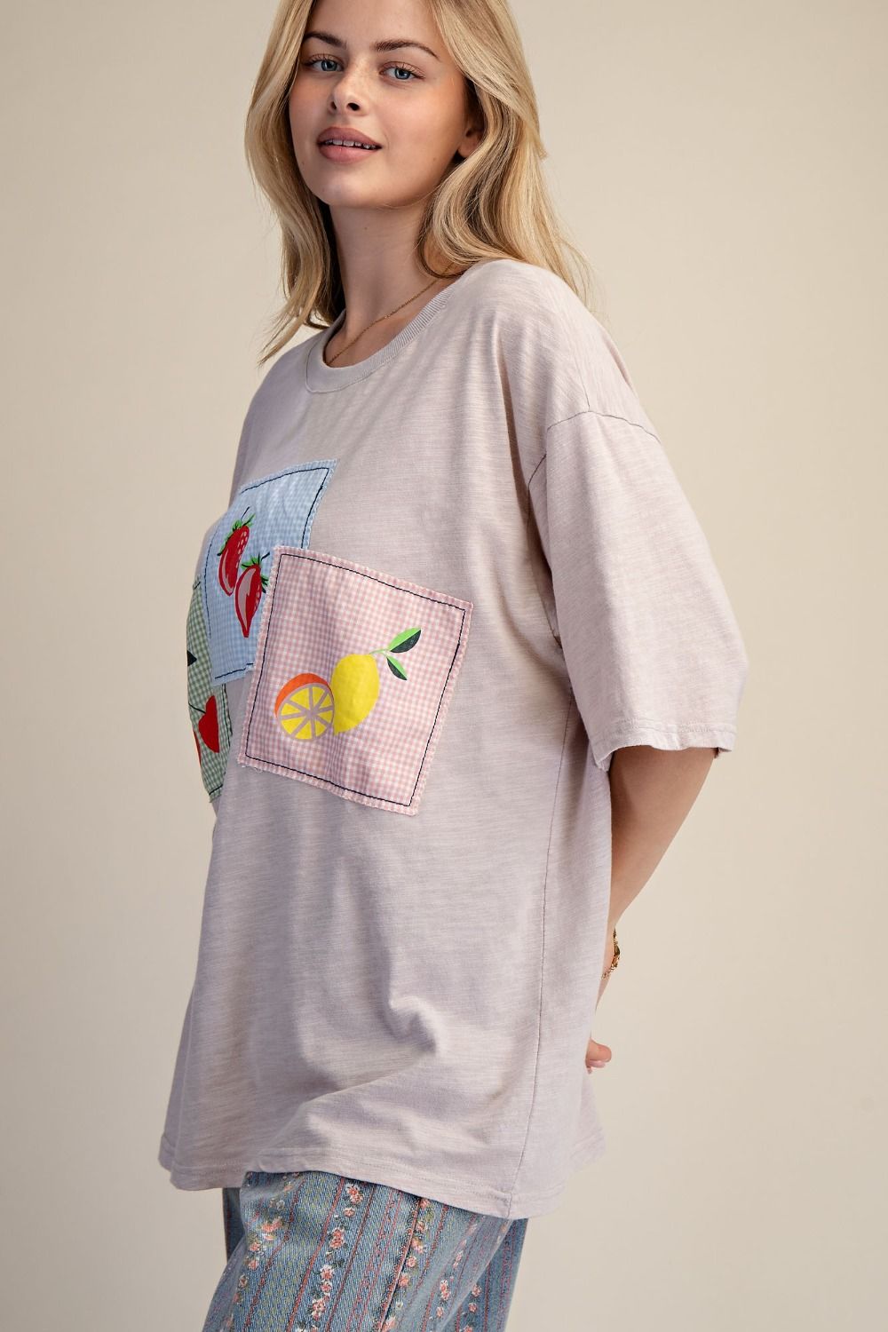 Fruit stand patch tee