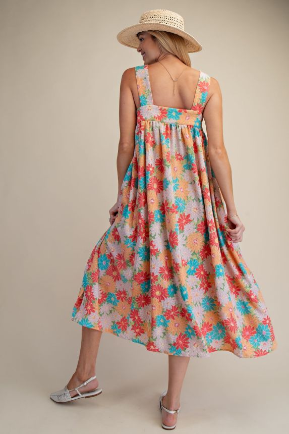 The Peachy Petals Dress