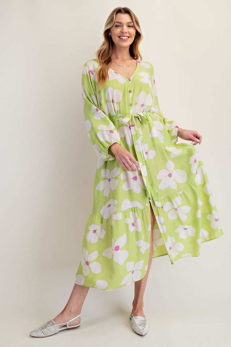 Lime light dress