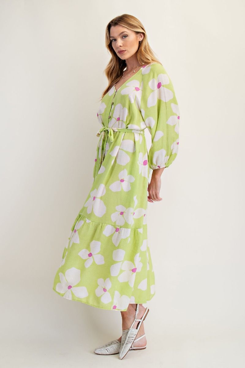 Lime light dress